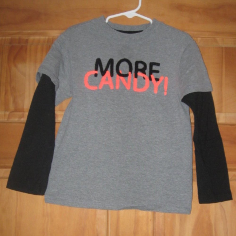 5/$30 Boys Cat & Jack "More Candy" Long Sleeve Shirt